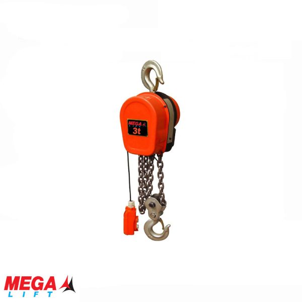 Megalift 3 ton Electric crane, three phase, double acting, Russian design | DHS3T